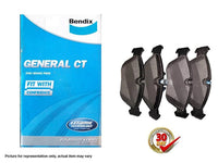 Bendix General CT DB 1490GCT, Front, Toyota Previa, 2003-2006